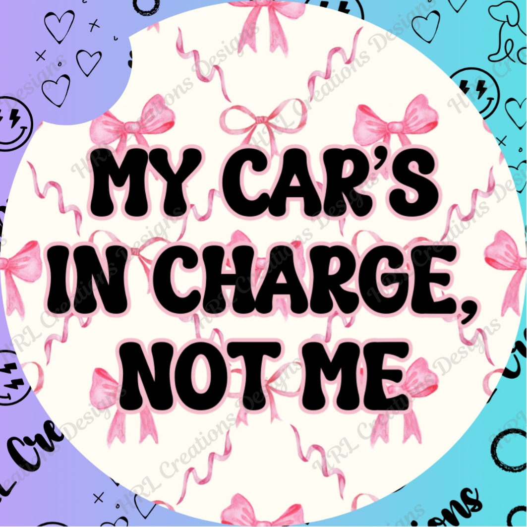 Car's in Charge Car Coaster