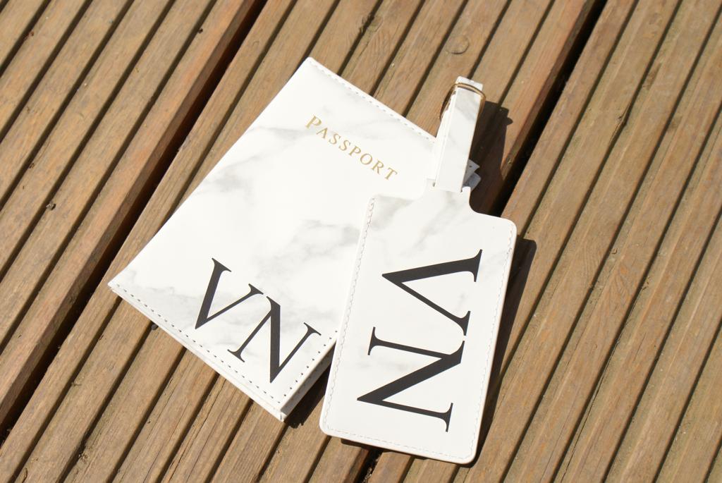 Passport Cover and Luggage tag Set