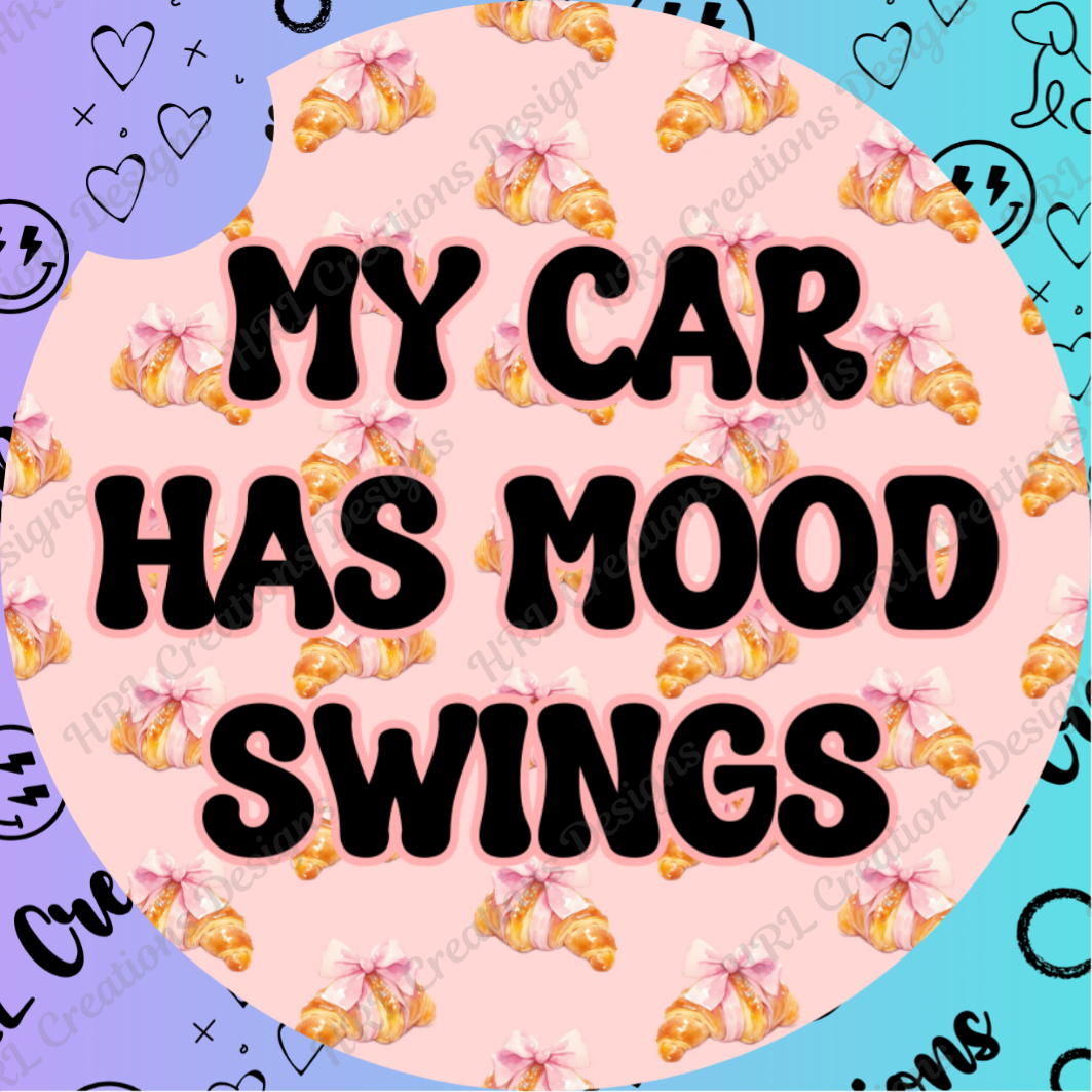 Mood Swings Car Coaster
