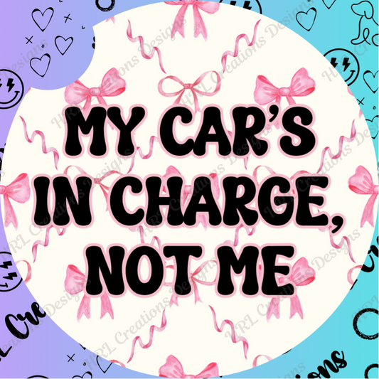 Car's in Charge Car Coaster
