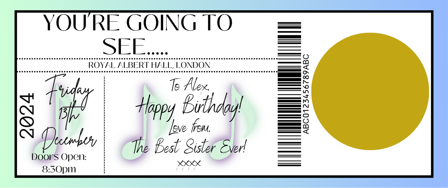 Scratch Surprise Ticket