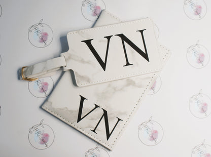 Passport Cover and Luggage tag Set